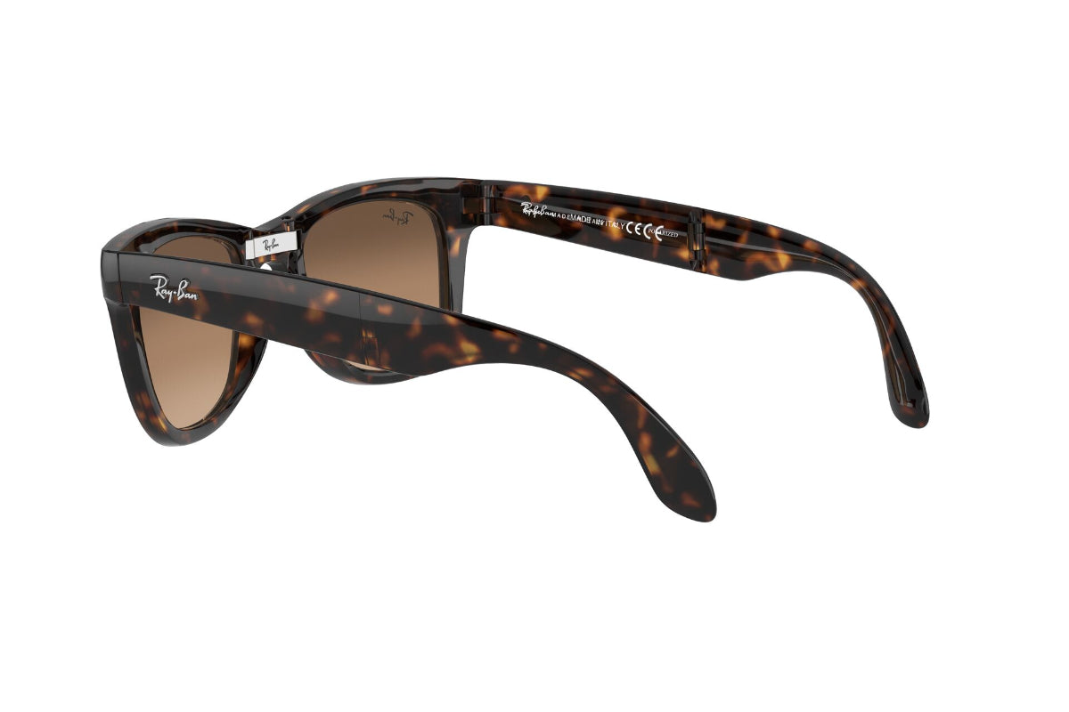 Lentes de Sol Wayfarer Folding Havana Ray-Ban