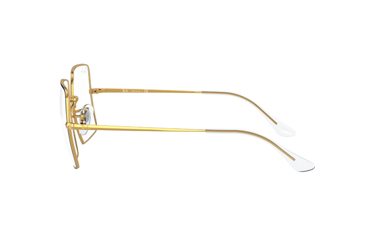 Lentes Ópticos Square Blue On Legend Gold Ray-Ban