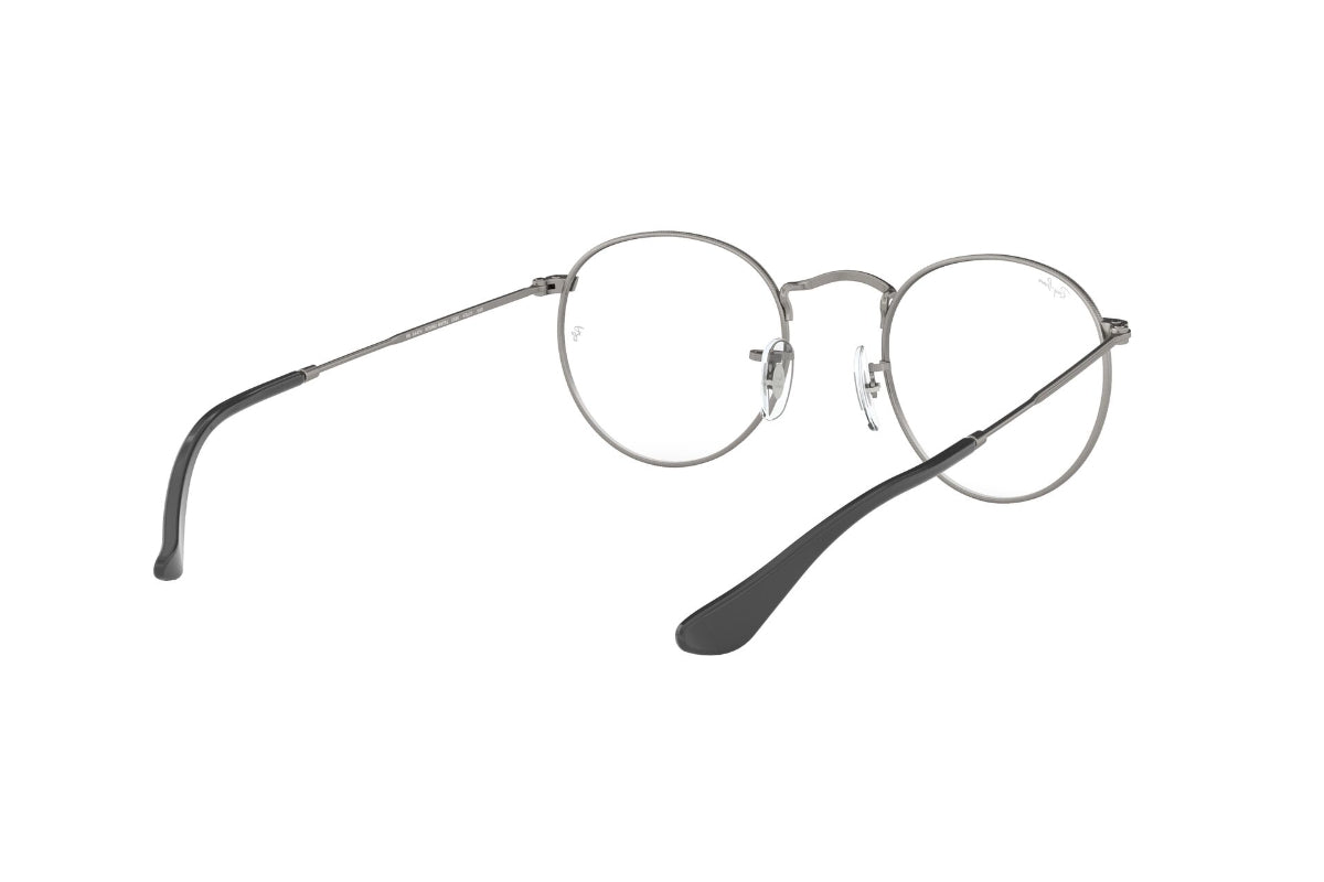 Lentes Ópticos Round Metal Matte Gunmetal Ray-Ban
