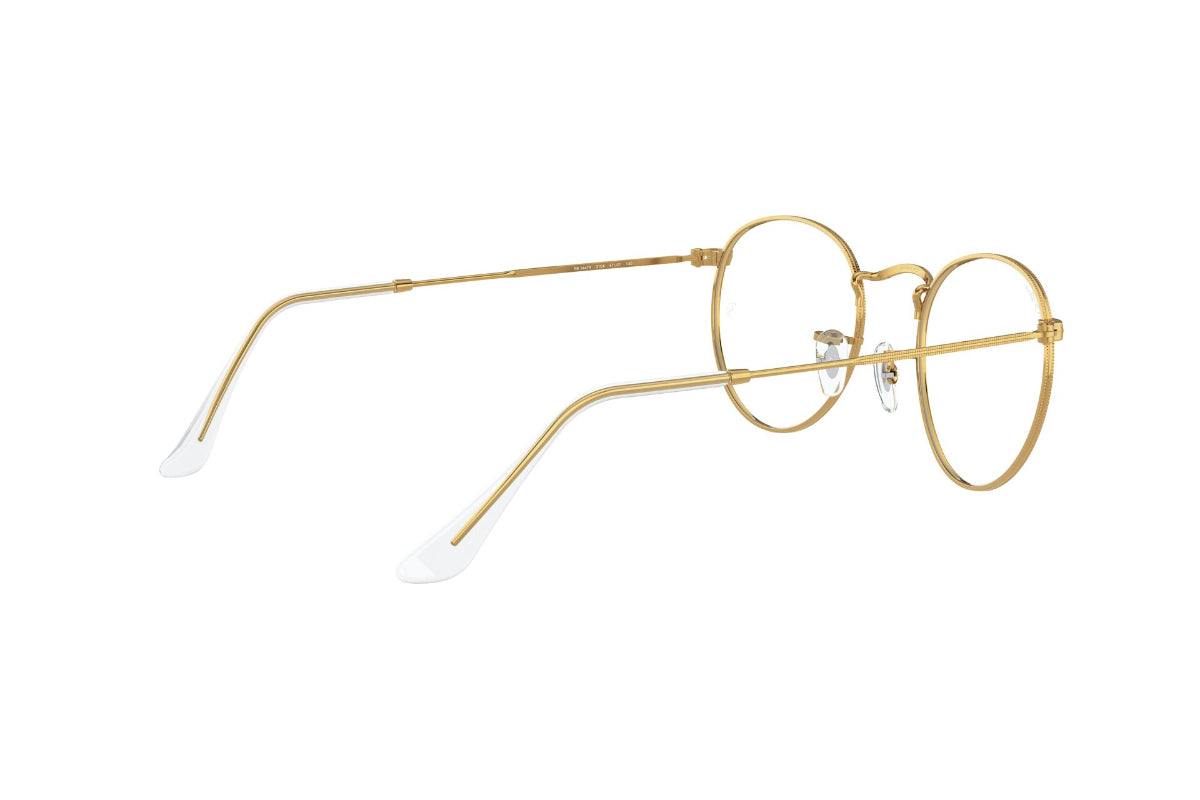 Lentes Ópticos Round White Gold Ray-Ban