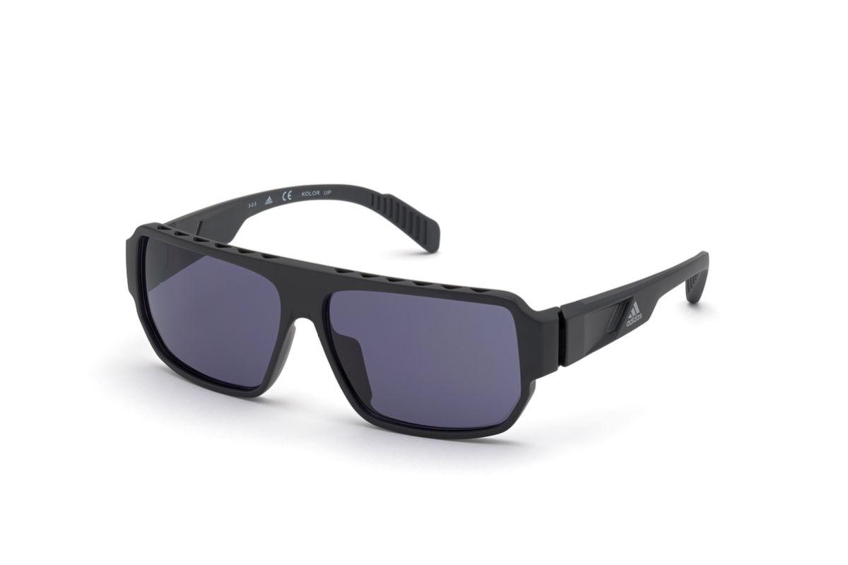 Lentes de Sol Negro Gris Mate Adidas Sport