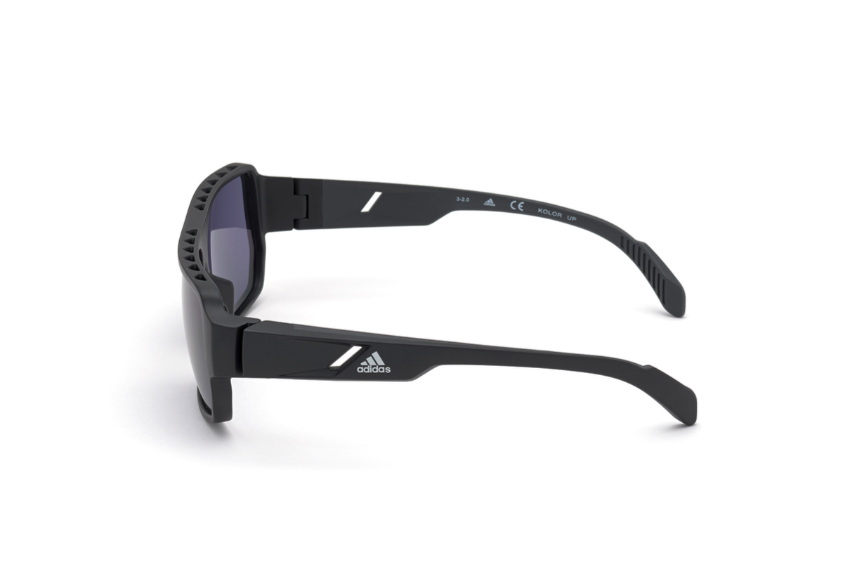 Lentes de Sol Negro Gris Mate Adidas Sport