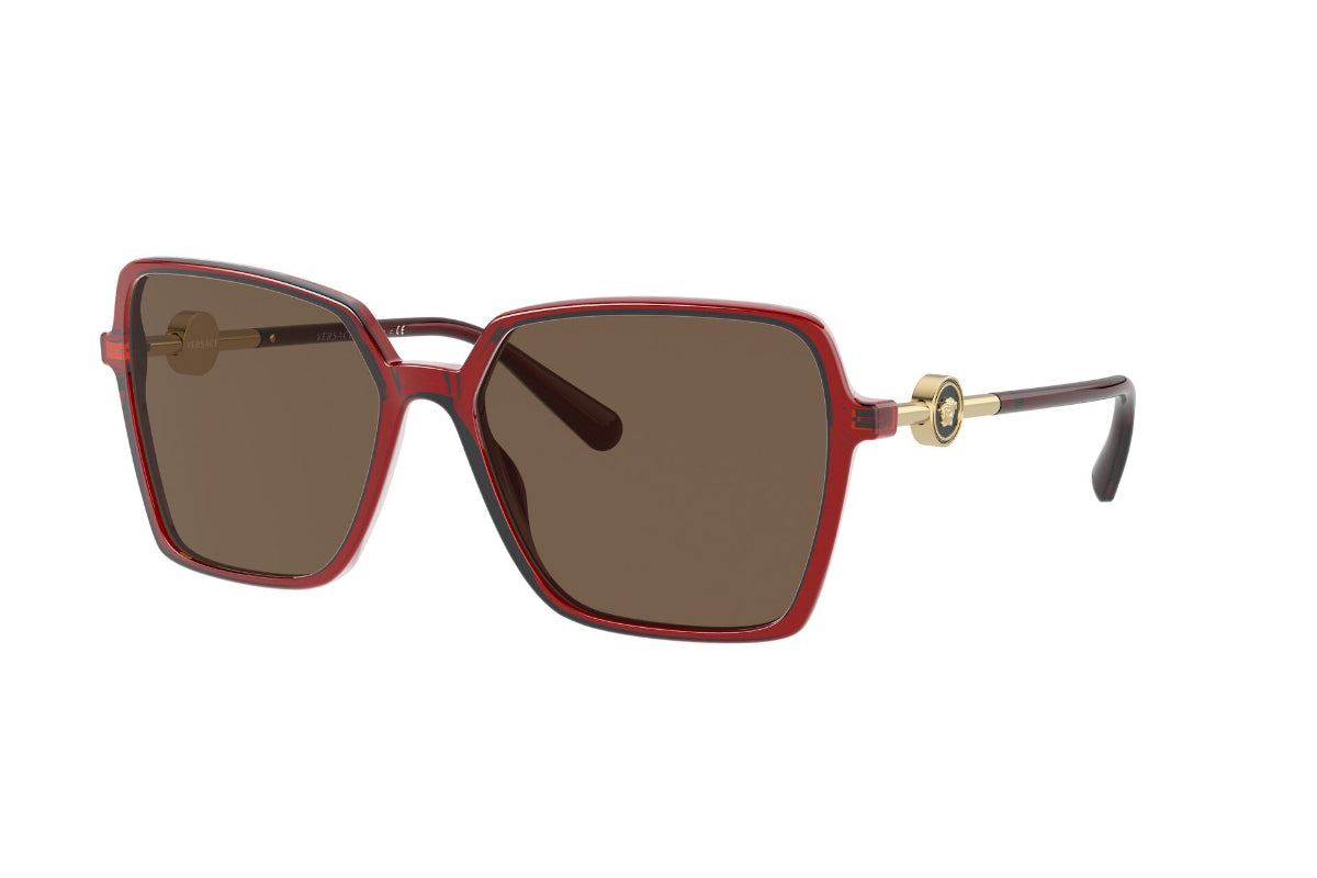 Lentes de Sol Transparent Red Versace