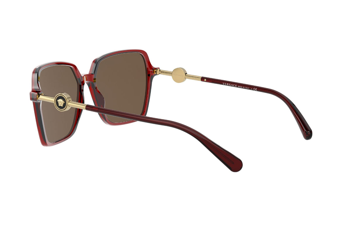 Lentes de Sol Transparent Red Versace