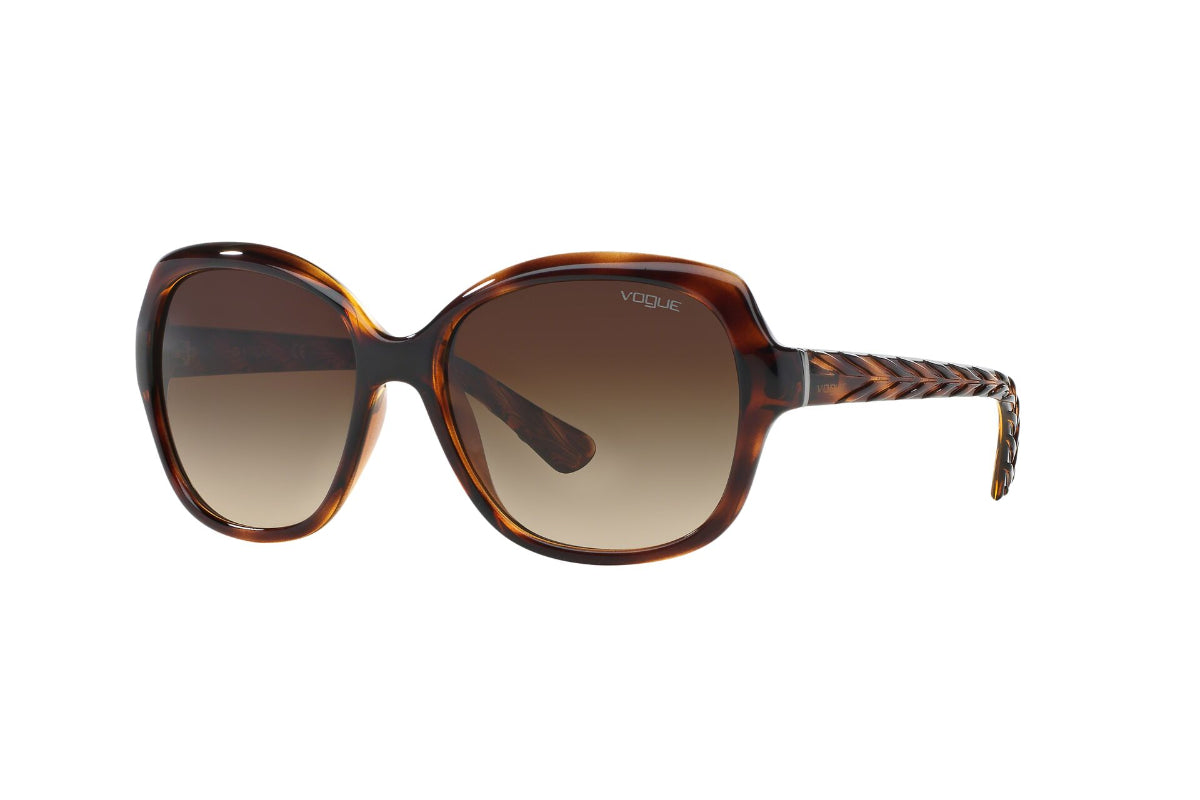 Lentes de Sol Striped Dark Havana Vogue