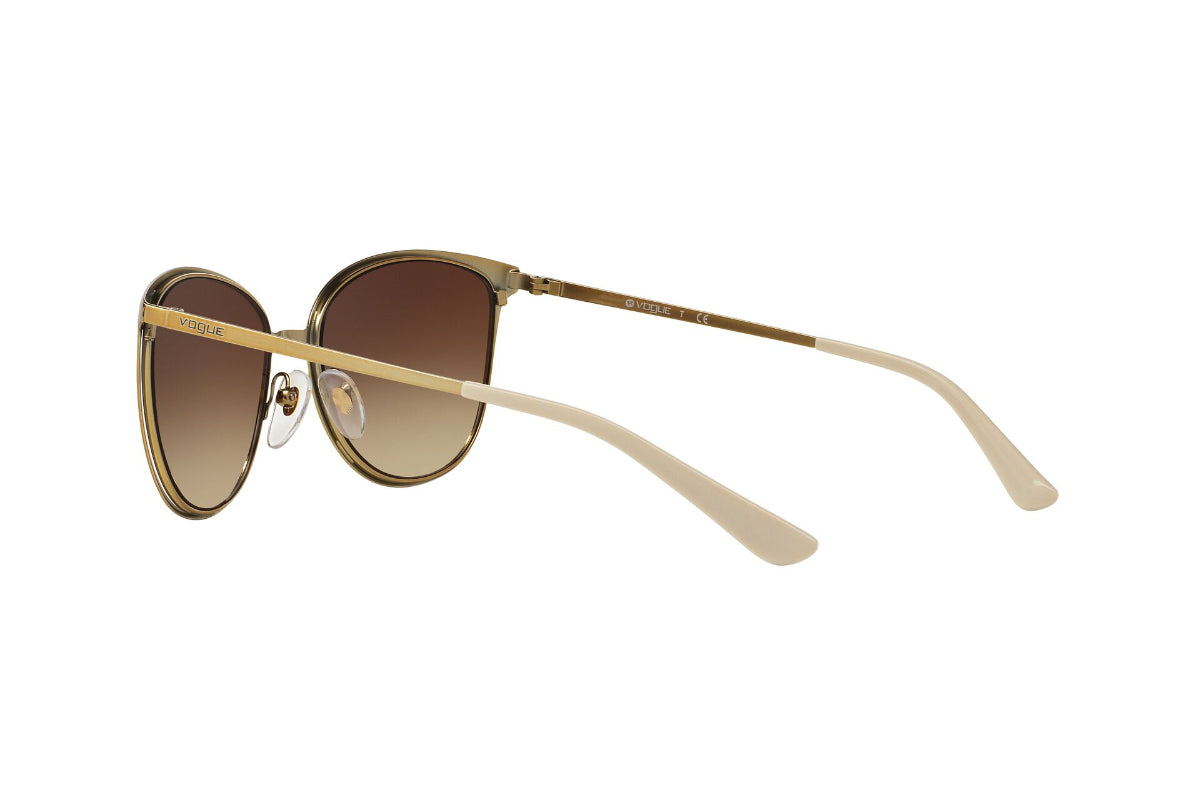 Lentes de Sol Matte Beige Vogue