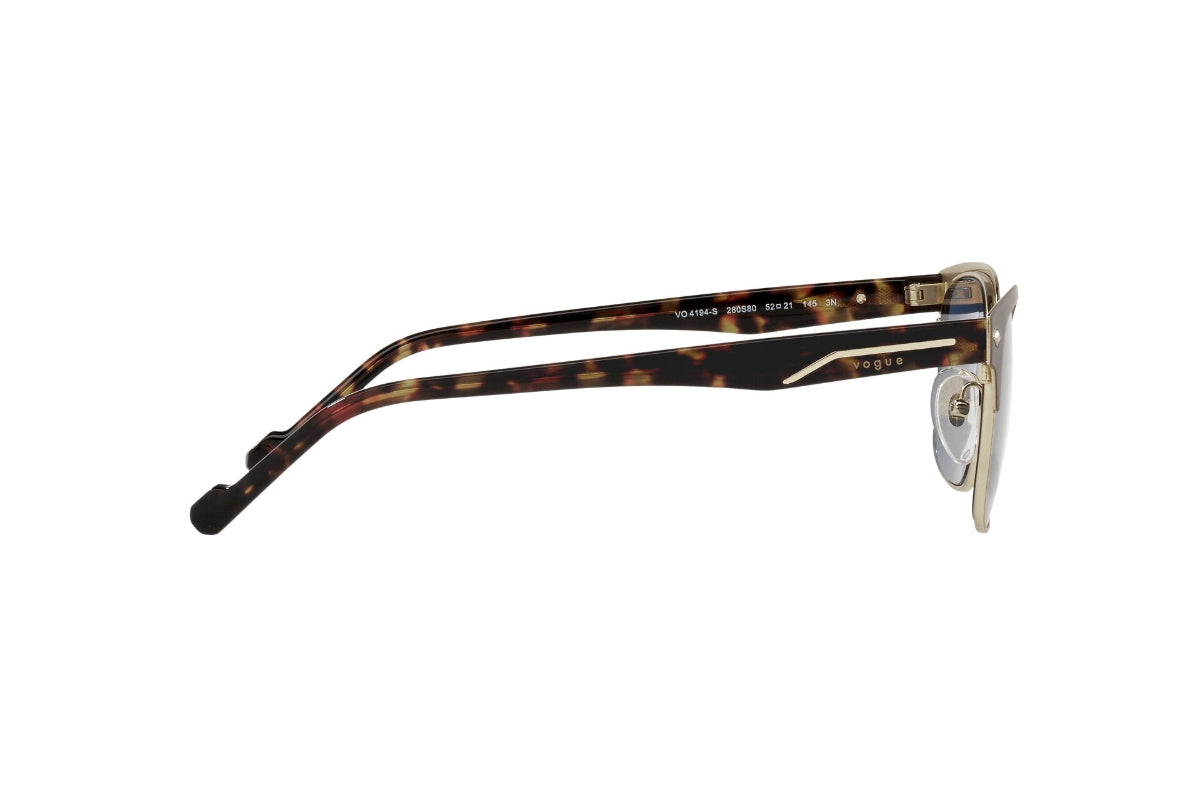 Lentes de Sol Top Brown Matte/Gold Vogue Eyewear