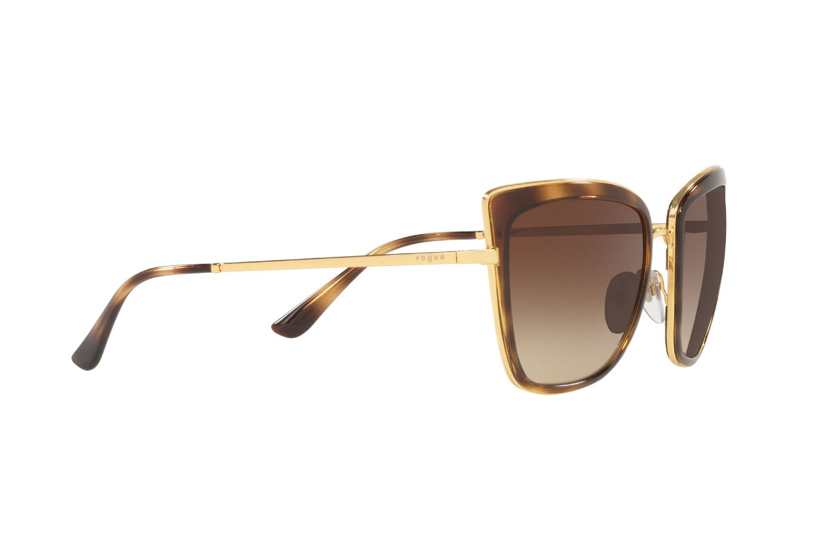 Lentes de Sol Gold Havana Vogue Eyewear