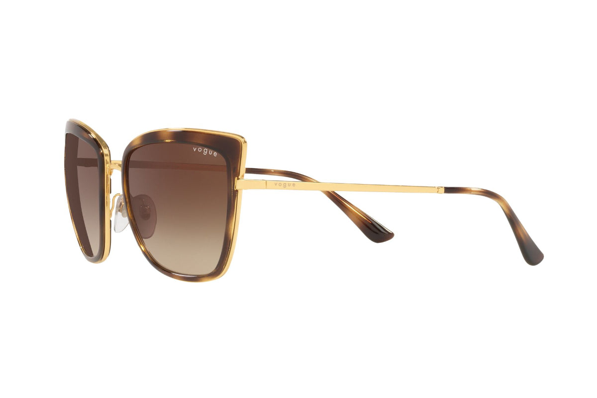 Lentes de Sol Gold Havana Vogue Eyewear