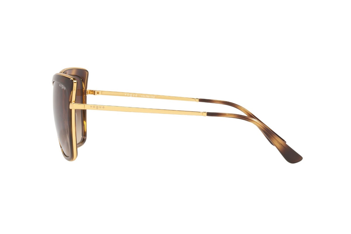 Lentes de Sol Gold Havana Vogue Eyewear