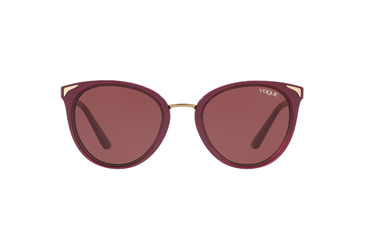 Lentes de Sol Top Dark Red Transparent  Vogue