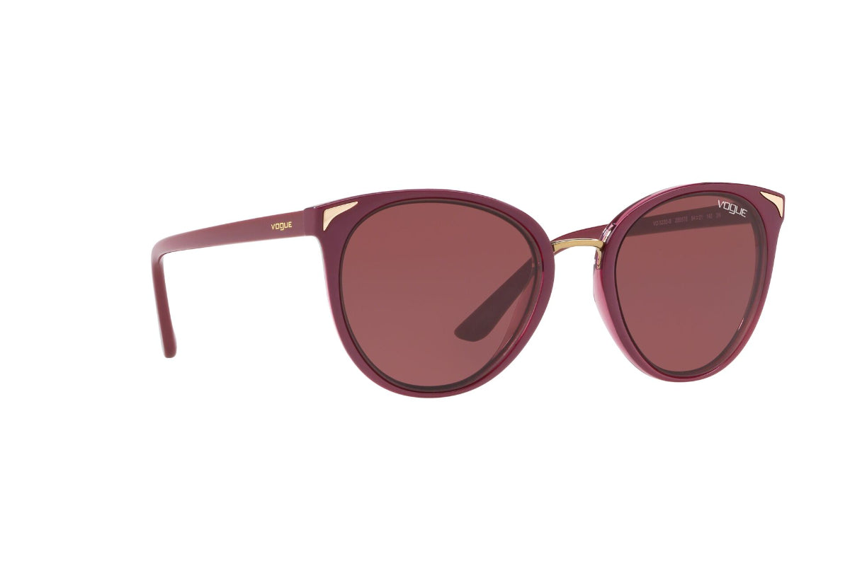 Lentes de Sol Top Dark Red Transparent  Vogue