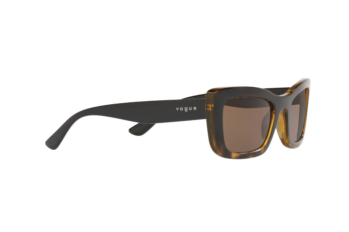 Lentes de Sol Light Havana Top Black Vogue Eyewear